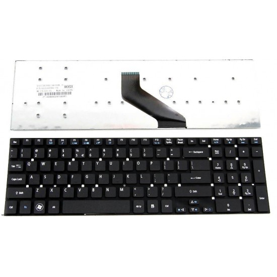 Πληκτρολόγιο Acer 5830G E5-551 E5-571G V3-571 V3-572 US BLACK TYPE A με οριζόντιο ENTER Πληκτρολόγιο Acer 5830G E5-551 E5-571G V3-571 V3-572 US BLACK TYPE A με οριζόντιο ENTER