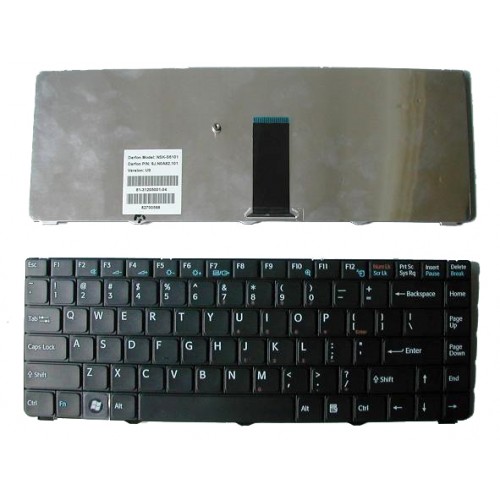 Πληκτρολόγιο Sony Vaio VGN-NR VGN-NS VGN-NR21 VGN-NR50 VGN-NR51 VGN-NS11 VGN-NS50 US BLACK