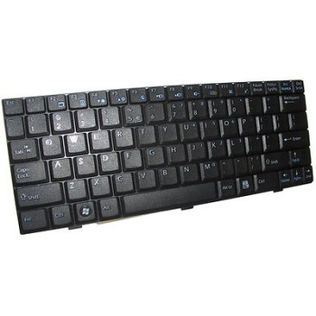 Πληκτρολόγιο MSI Wind U100 U110 U120, Μαύρο, US/UK