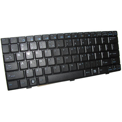 Πληκτρολόγιο MSI Wind U100 U110 U120, Μαύρο, US/UK