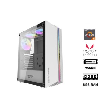 LP TYPHON (RYZEN 3 3200G / 8GB DDR4 3200 / 256GB NVME / NO OS) Gaming PC Build