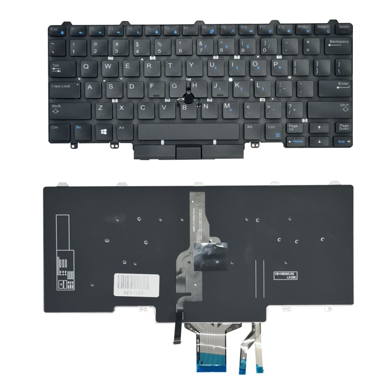 Πληκτρολόγιο Πληκτρολόγιο για για Dell Latitude E5550 E5570 5580 5590 5591 Precision 3510 3520 3530 7510 752
