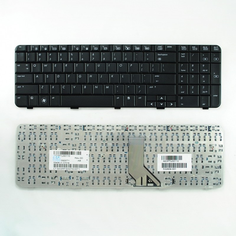 Πληκτρολόγιο HP G71 Compaq CQ71, Μαύρο, US/UK
