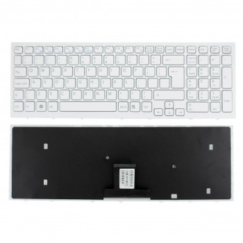 Πληκτρολόγιο Sony Vaio VPC-Y Series, άσπροa Ασήμι, US/UK ( +BG Print)