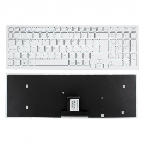 Πληκτρολόγιο Sony Vaio VPC-Y Series, άσπροa Ασήμι, US/UK ( +BG Print)
