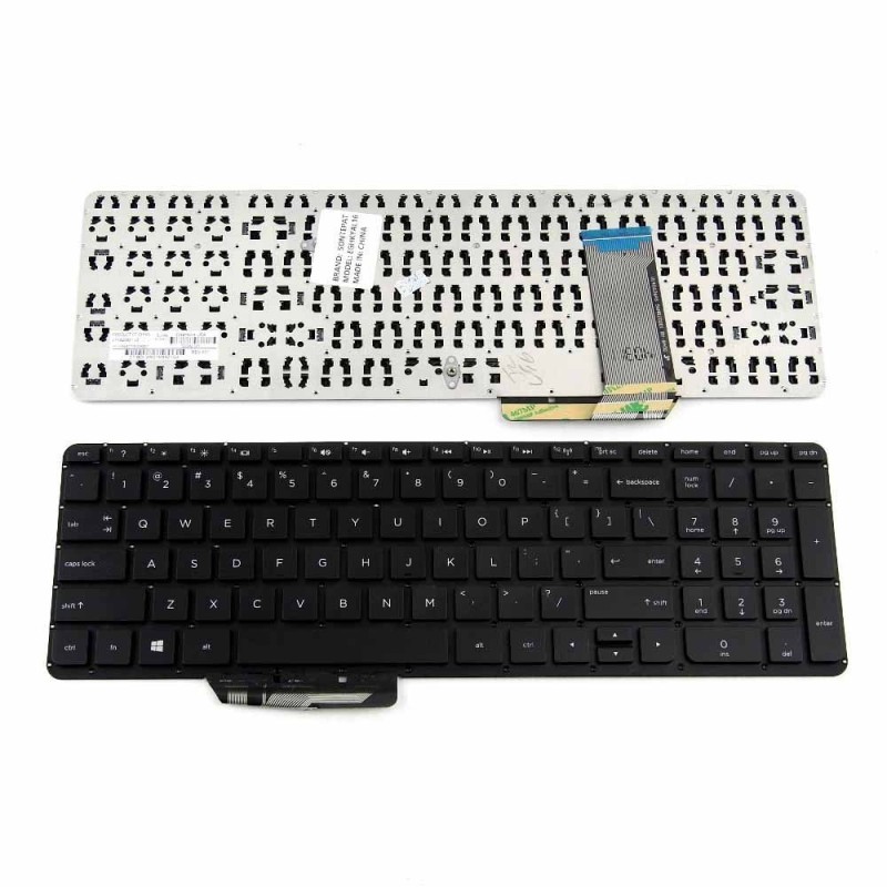 Πληκτρολόγιο HP Envy 15, Μαύρο, US ( +BG Print)