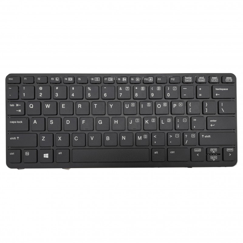 Πληκτρολόγιο HP EliteBook 820 G1, Μαύρο, με Pointing Stick, US/UK