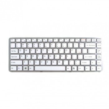 Πληκτρολόγιο Sony Vaio VGN-NW, άσπροa,UK ( +BG Print)