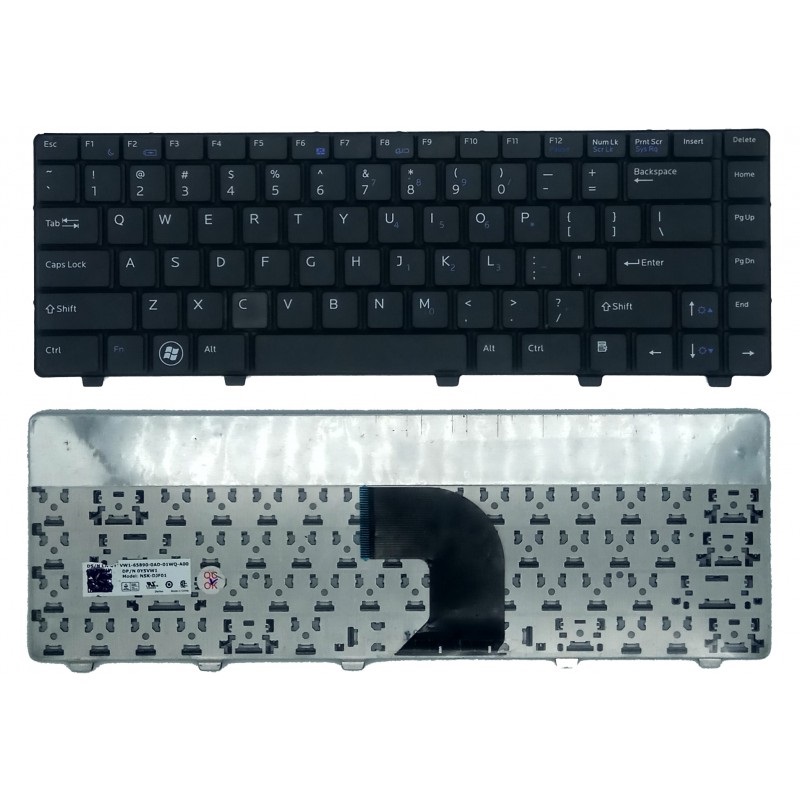 Πληκτρολόγιο Dell Vostro 3300 3400 3500, Μαύρο, US/UK