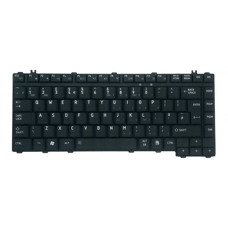 Πληκτρολόγιο Toshiba Satellite L300 L300D L305 L305D A300, Μαύρο, US/UK ( +BG Print)