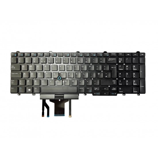 Πληκτρολόγιο Keyboard Dell Latitude E5550 E5570 E5580 P37F P48F P60F