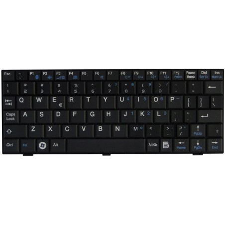 Πληκτρολόγιο Fujitsu M1010 Mini 3520 Ui3520, Μαύρο, US/UK