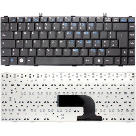 Πληκτρολόγιο Fujitsu Siemens Amilo LA 1703 LA1703, Μαύρο, US/UK