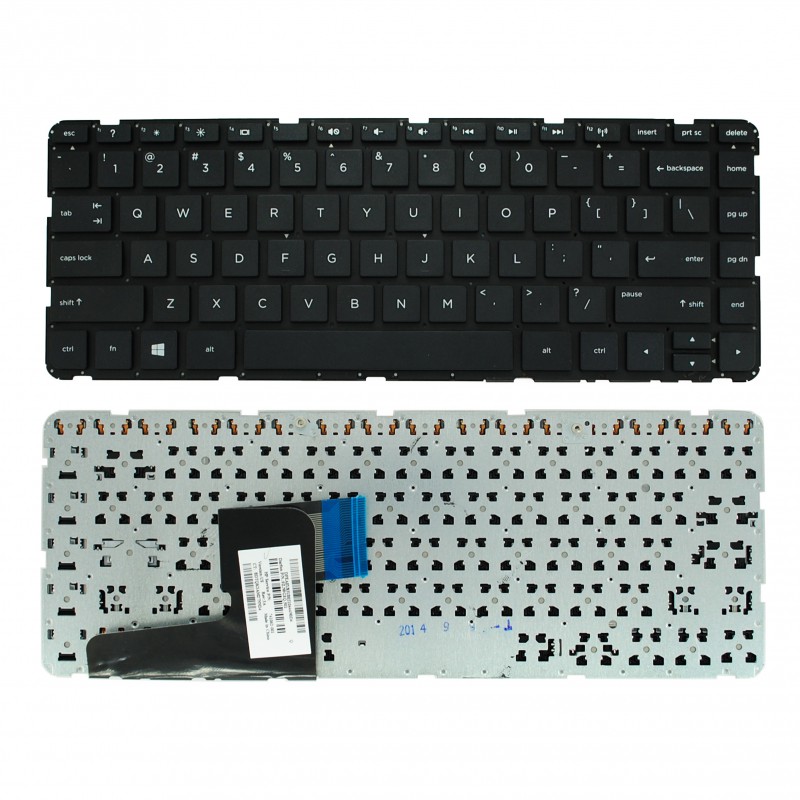 Πληκτρολόγιο HP 240 G2 240 G3 245 G3 240 G4 / Pavilion 14-N 14-E 14-D 14-R 14-F US BLACK με οριζόντιο ENTER