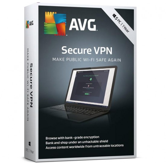 AVG Secure VPN 10-Device 1-Year