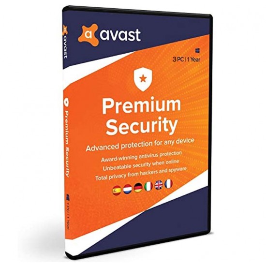 Avast Premium Security 3-Device-1 year