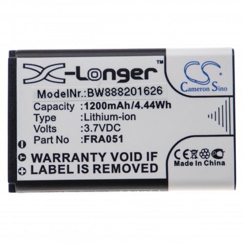 Μπαταρία ασύρματου τηλεφώνου cordless phone AVM Fritz!Fon C6 DECT / Type FRA051 3,7V 1200mAh Li-Ion (SFC6)