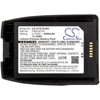 Μπαταρία barcode scanner Honeywell Dolphin 7800 / type 7800-BT XC-1 and others 3,7V 3600mAh Li-Polymer (O97800)