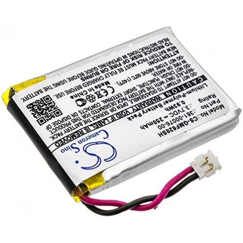 Μπαταρία για , GP S-clock Garmin erunner 620, type 361-00076-00 3,7V 250mAh Li-Polymer (V9F620)