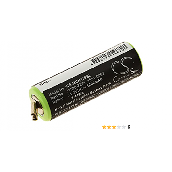 Μπαταρία για razors, hair clippers Moser ChroMini 1591, 1591B, type 1591-0061 and others 1,2V 1200mAh NiMH (R91590)