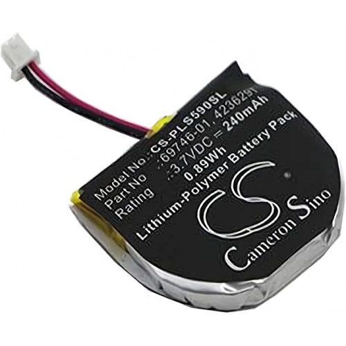 Μπαταρία ασύρματων ακουστικών Bluetooth Headset Plantronics Pulsar 590 / 590A / 590E / Type 67777-01 3,7V 240mAh Li-Polymer (H590)