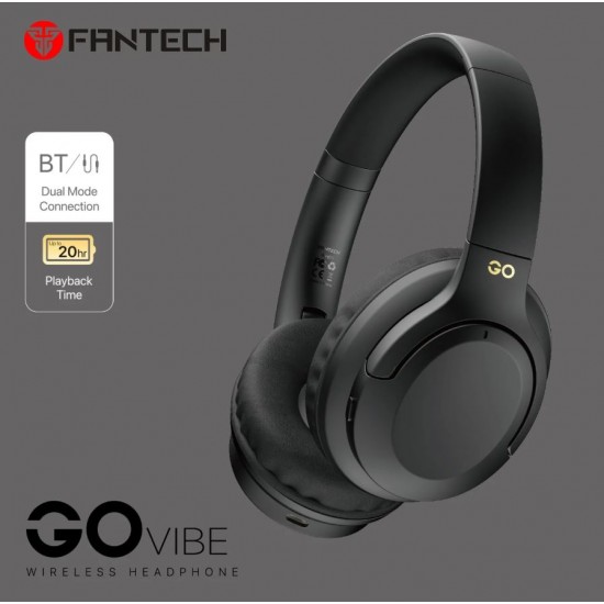 Ακουστικά Fantech Go Vibe WH05 Wireless Μαύρο
