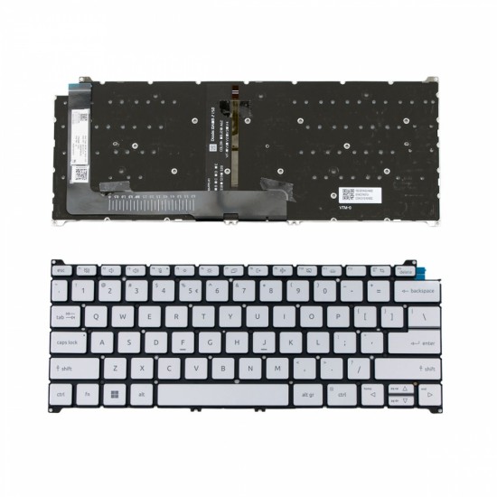 Πληκτρολόγιο Acer Acer Swift Swift SF314-512 SF314-512T SILVER Without Frame, Backlit Board US --Small ENTER - NKI1313272 PK133TO1B00 Πληκτρολόγιο Acer Acer Swift Swift SF314-512 SF314-512T SILVER Without Frame, Backlit Board US --Small ENTER - NKI1313272 PK133TO1B00