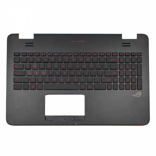 Πληκτρολόγιο ASUS G551JW N551 (Palmrest with keyboard) BLACK WITHOUT FRAME US With Backlit (SMALL ENTER) - 0KNB0-662CUS00 9Z.N8BBU.S01 NSK-UPQBC PK13183310S 9Z.N8BBC.Q01 90NB08C1-R31US0 Πληκτρολόγιο ASUS G551JW N551 (Palmrest with keyboard) BLACK WITHOUT FRAME US With Backlit (SMALL ENTER) - 0KNB0-662CUS00 9Z.N8BBU.S01 NSK-UPQBC PK13183310S 9Z.N8BBC.Q01 90NB08C1-R31US0