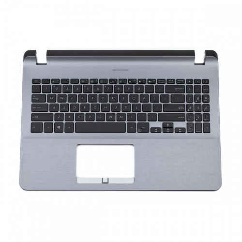 Πληκτρολόγιο ASUS VivoBook X507 X507MA X507U X507UA X507UB Y5000 (Palmrest with keyboard ) Black With Gray Frame US Without touchpad (Small Enter) - 0KN1-3X1US12 0KNB0-51000US00 Πληκτρολόγιο ASUS VivoBook X507 X507MA X507U X507UA X507UB Y5000 (Palmrest with keyboard ) Black With Gray Frame US Without touchpad (Small Enter) - 0KN1-3X1US12 0KNB0-51000US00