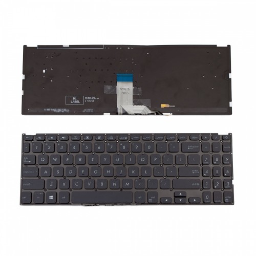 Πληκτρολόγιο ASUS VivoBook X512 X512FA X512DA X512UA X512UB Black Without Frame Backlit US (Small Enter) - 0KNX0-1120US009 AE03U0106 Πληκτρολόγιο ASUS VivoBook X512 X512FA X512DA X512UA X512UB Black Without Frame Backlit US (Small Enter) - 0KNX0-1120US009 AE03U0106