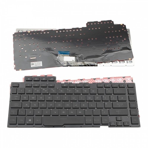 Πληκτρολόγιο Asus ROG ZEPHYRUS GU502 GU502G GU502GU GU502GV BLACK UK (With Backlit Board) Without Frame With Backlit US (Small Enter) - 6037B0173402 0KNR0-4619UK00 V184626D