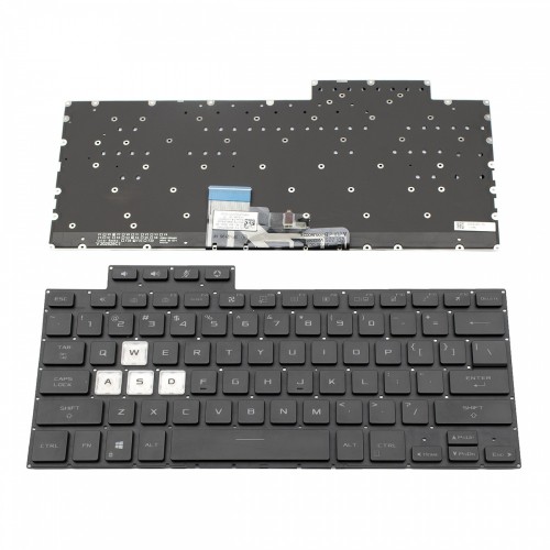 Πληκτρολόγιο ASUS TUF Dash  F15 FX516 FA516 FX516PR FX516P Black Without Frame With Backlit US (Small Enter) Backlit - V202526CS1 0KNR0-261BUS00