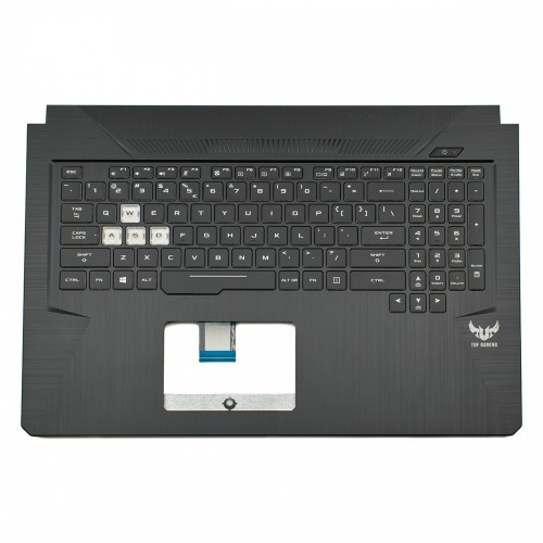 Πληκτρολόγιο ASUS FX505GE-1B Black (Palmrest with keyboard) (White font) with Backlit small enter US - 90NR00S2-R34UI0 90NR00S2-R32UI0 90NR00S2-R34UI0 13N1-5JA0701 13N1-5JA0801 13N1-5JA0901 13NR0131AP0111 13NR00S1AP0211 Πληκτρολόγιο ASUS FX505GE-1B Black (Palmrest with keyboard) (White font) with Backlit small enter US - 90NR00S2-R34UI0 90NR00S2-R32UI0 90NR00S2-R34UI0 13N1-5JA0701 13N1-5JA0801 13N1-5JA0901 13NR0131AP0111 13NR00S1AP0211