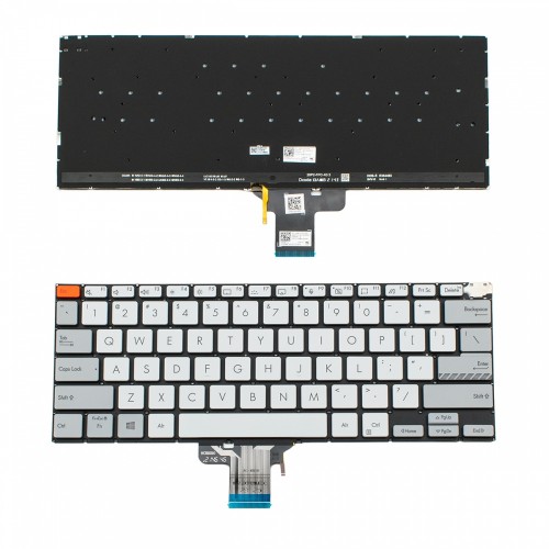 Πληκτρολόγιο ASUS Vivobook M3400 M3401 M3401Q X7400 X3400 X3400P K3400P Gray Without Frame US (Small Enter) Backlit - 0KNB0-1603US00 Πληκτρολόγιο ASUS Vivobook M3400 M3401 M3401Q X7400 X3400 X3400P K3400P Gray Without Frame US (Small Enter) Backlit - 0KNB0-1603US00