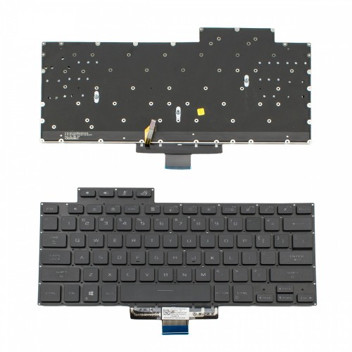 Πληκτρολόγιο ASUS Zephyrus G15 GA503 GA503Q GA503QR GA503QS M16 GU603H Black Without Frame US (Small Enter) Backlit  - 0KNR0-2811FS00
