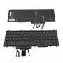 Πληκτρολόγιο Dell Latitude E5550 E5570 5580 5590 5591 Precision 3510 3520 3530 7510 7520 7710 7720 Black Without Frame, Backlit With Pointing Stick UK(Big Enter) - FP37Y PK1313M1B12