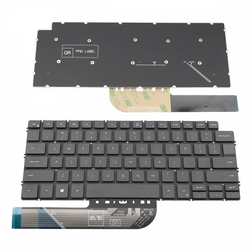 Πληκτρολόγιο Dell Inspiron 5390 5391 5490 5493 5494 5498 7391 7490 Latitude 3311 3410 Vostro 5401 5402 Gray Without Frame US (--Small Enter) - DSNR150DS NSK-QEOBC D2711178