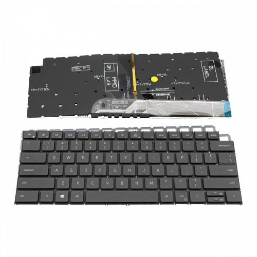Πληκτρολόγιο Dell Latitude 3320 3420 Vostro 5310 5320 5410 5415 BLACK with Backlit Without Frame US (--Small Enter)