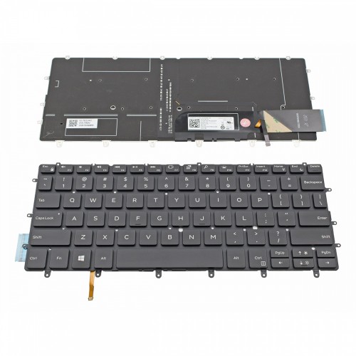 Πληκτρολόγιο Dell XPS 7390 9370 9380 Black Without Frame, Backlit US (Small Enter) - 3CM18 PK1320C2A00