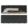 Πληκτρολόγιο HP ProBook 450 G0 450 G1 450 G2 455 G1 455 G2 470 G0 470 G1 470 G2 650 G1 655 G1 BLACK FRAME BLACK With Backlit US (Small Enter)  - 780170-261 787801-261 6037B0104331