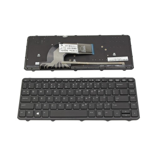 Πληκτρολόγιο HP ProBook 430 G2 440 G0 440 G1 440 G2 445 G1 445 G2 640 G1 645 G1 with point stick Black Frame Black, Backlit US - 767476-D61 9Z.N9JBS.E1H PK1315D1A08