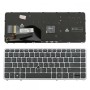 Πληκτρολόγιο HP EliteBook 740 G1 750 G1 840 G1 850 G1 745 G2 755 G2 840 G2 850 G2 Gray Frame Black US/UI Backlit with poiting stick - 762758-001 9Z.N9JBV.301 6037B0098801