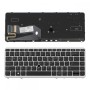 Πληκτρολόγιο HP EliteBook 740 G1 750 G1 840 G1 850 G1 745 G2 755 G2 840 G2 850 G2 Gray Frame Black US Backlit  - 762758-001 9Z.N9JBV.301 6037B0098801