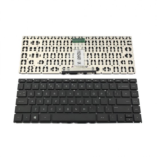 Πληκτρολόγιο HP Pavilion 14-BK 14-BS Black Without Frame US (Small Enter) - V162546AS1 9Z.NE1BW.101