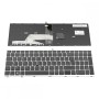 Πληκτρολόγιο HP Probook 450 G5 455 G5 470 G5 650 G4 650 G5 Silver Frame Black With Backit, Poiting Stick UK - L09595-041 L00741-041