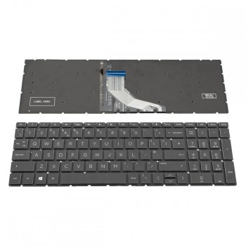 Πληκτρολόγιο HP 250 G7 255 G7 Pavilion 15-DA 15-DB 15-DK 15-CS Black Without Frame, Backlit Board UK (Small Enter) - L13320-031 HPM17K33GBJ920