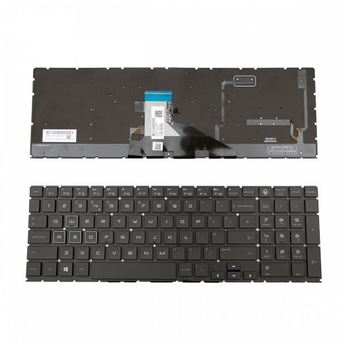 Πληκτρολόγιο HP Omen 15-DC 15T-DC 15-DH Black Without Frame, Backlit Board(RGB) UK (Small Enter) - 910300193270 9Z.NF3LN.101
