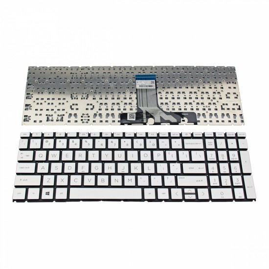 Πληκτρολόγιο HP Pavilion 15-EG 15-FC Silver Without Frame US (Small Enter) - 6037B0214832 9Z.NHXBQ.001