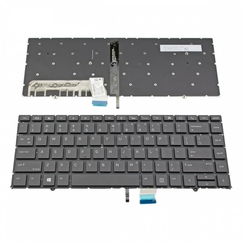 Πληκτρολόγιο HP Zbook Studio G5 Black Without Frame, Backlit US (Small Enter) - SG-91610-XUA SN6173BL1