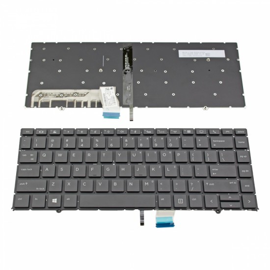 Πληκτρολόγιο HP Zbook Studio G5 Black Without Frame, Backlit US (Small Enter) - SG-91610-XUA SN6173BL1